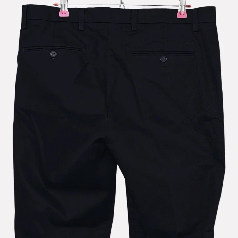 Dockers Classic Fit Signature Khaki Lux Cotton Stretch Pants Navy Size 48x32